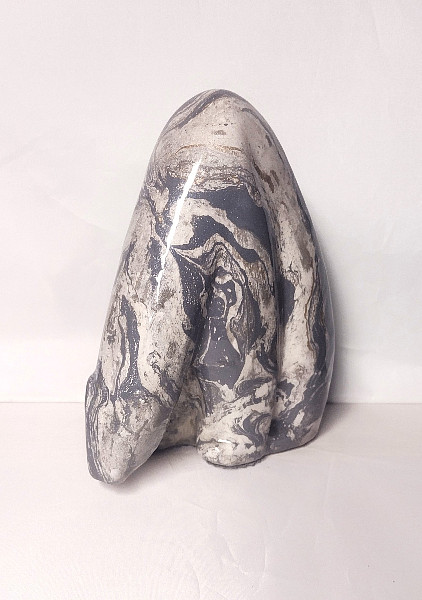 Allan Waidman - grey two - sculpture
