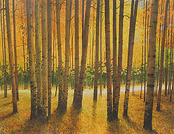 Keith Thomson - October Light - 40 x 30in oil on canvas