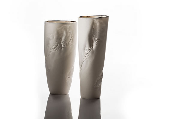 Benjamin Oswald - 2 Vases, - ceramic