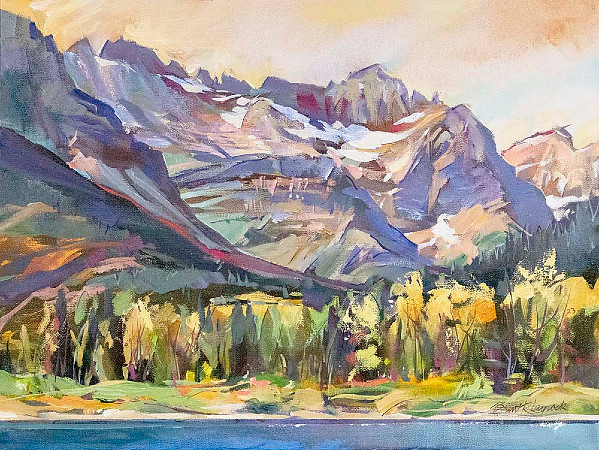 Brent Laycock - Boulder Pass - 18x24in acrylic