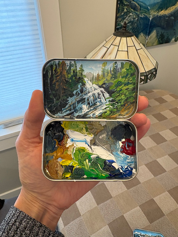 D. K. Stone - Lower Bertha Falls Miniature mini