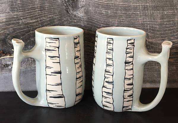 Hilary Forge - Birch Mugs - ceramic