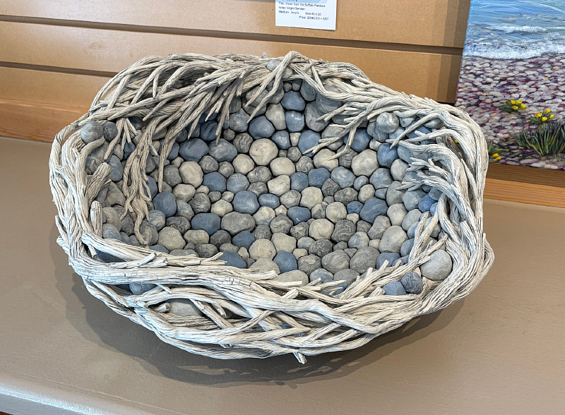 Marney Delver - river pebble bowl ceramics