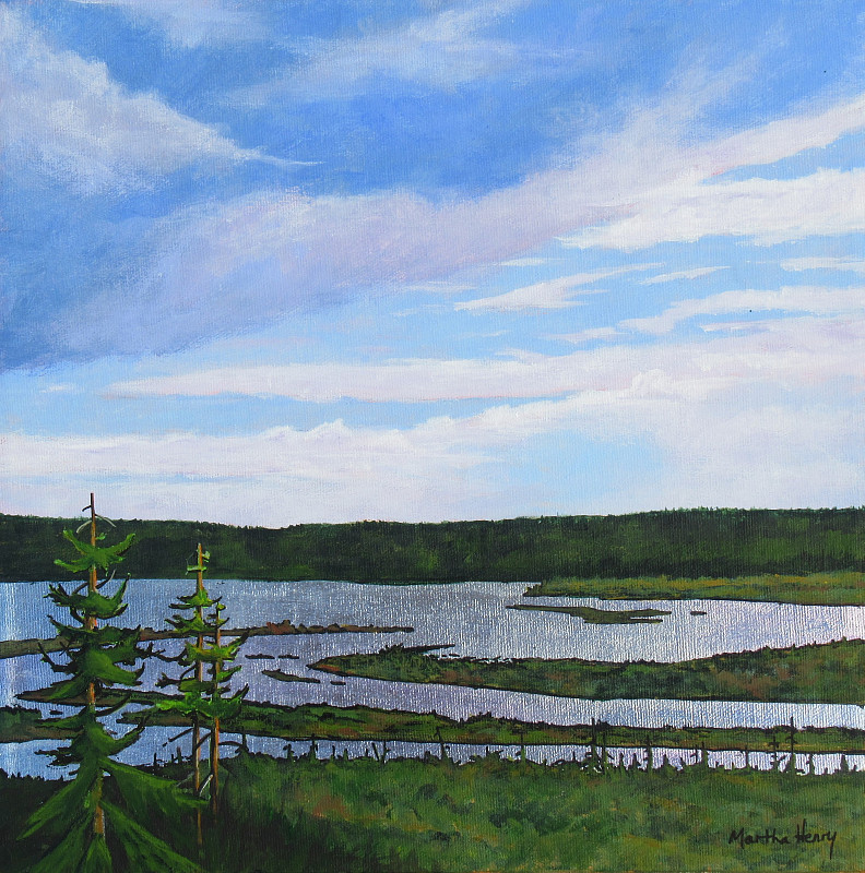 Martha Henry - Summer Clouds over the Flats