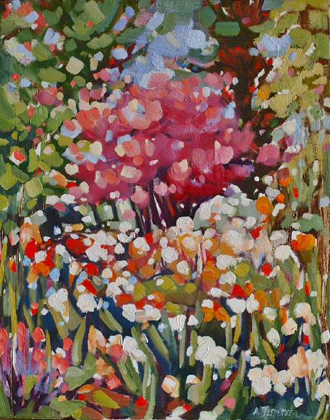 Maryanne Jespersen - A Garden Path - 20x16in oil on canvas