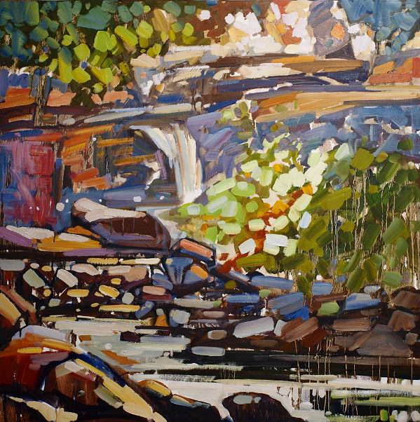 Maryanne Jespersen - Chase Falls - 30x30in oil on canvas