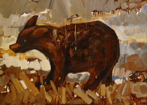 Maryanne Jespersen - Eye on the Prize - 12x16in oil on canvas