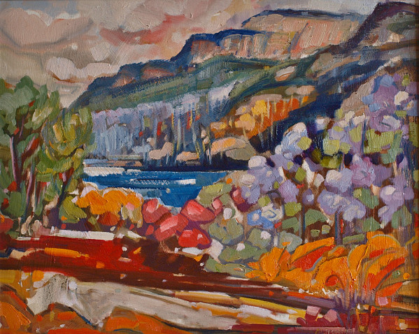 Maryanne Jespersen - The River Walk - 16x20in oil on canvas