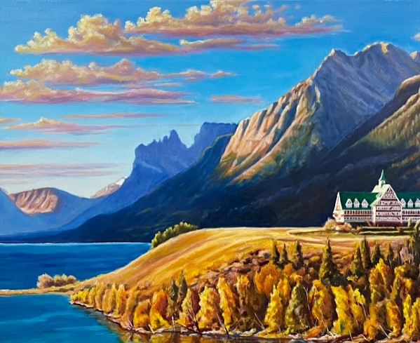 Ray Swirsky - Prince of Whales Hotel - oil on canvas