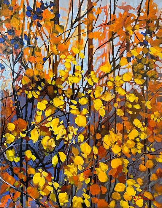 Wendy Johnsen - golden aspen leaves