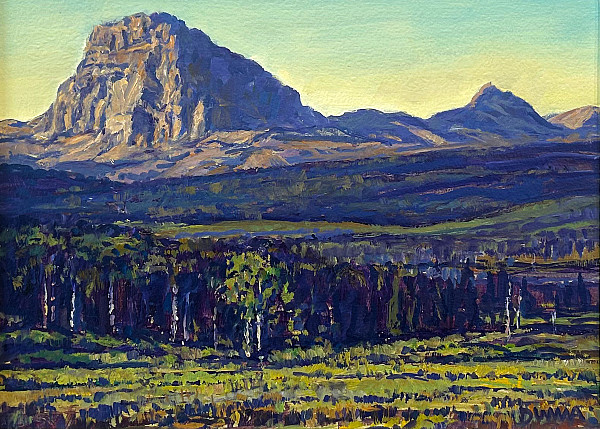 Bill Duma - Road Towards the Chief - oil on canvas