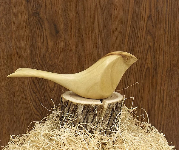 The Workshop by Doug Warren - The Birds - Cottonwood bird wood sculpture