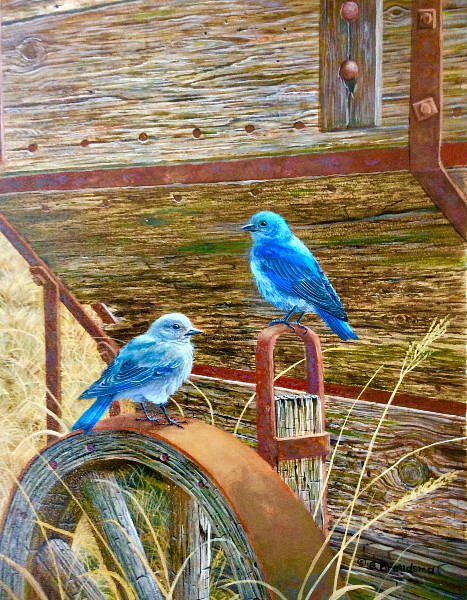 Louis Brandsma - blue birds