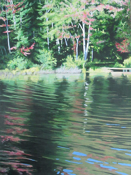 Martha Henry - Autumn Red Reflections - 18 x 24in