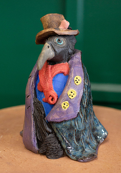 Naomi Pendrigh - Dapper Raven - ceramics