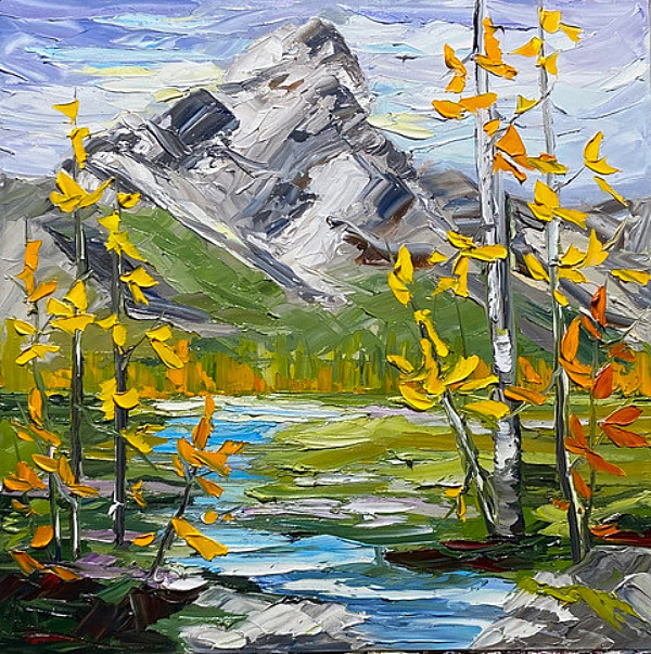 Rachelle Brady - Sugarloaf Mountain - 24 x 24in oil on canvas